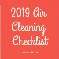 New Year Air Cleaning Checklist for 2019