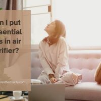 Can I put essential oils in air purifier? Can you run an air purifier and essential oil diffuser at the same time?