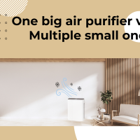 Is a bigger air purifier better? Should I get one large air purifier or two smaller ones?