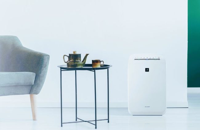 Sharp KC-P110UW Smart Plasmacluster True HEPA Ion Air Purifier/Humidifier